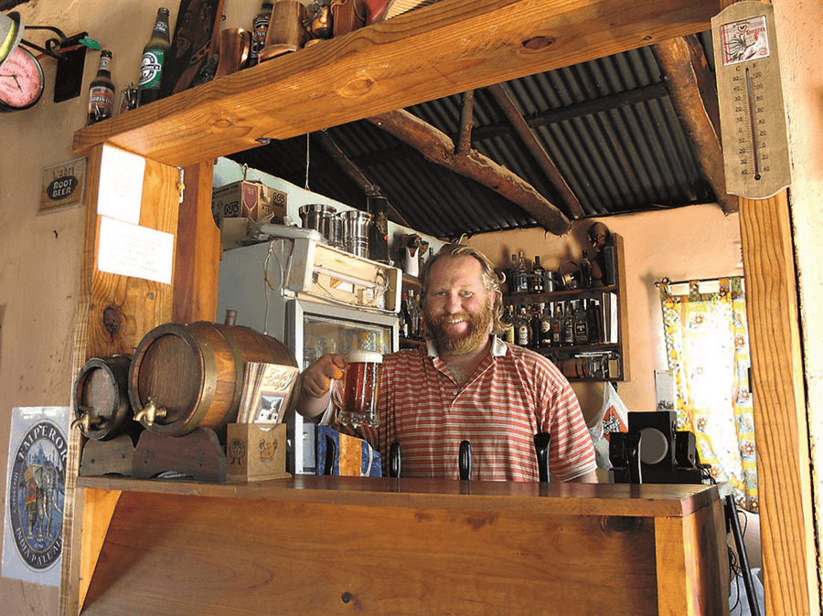 L'abri fountain brewery in the Waterberg
